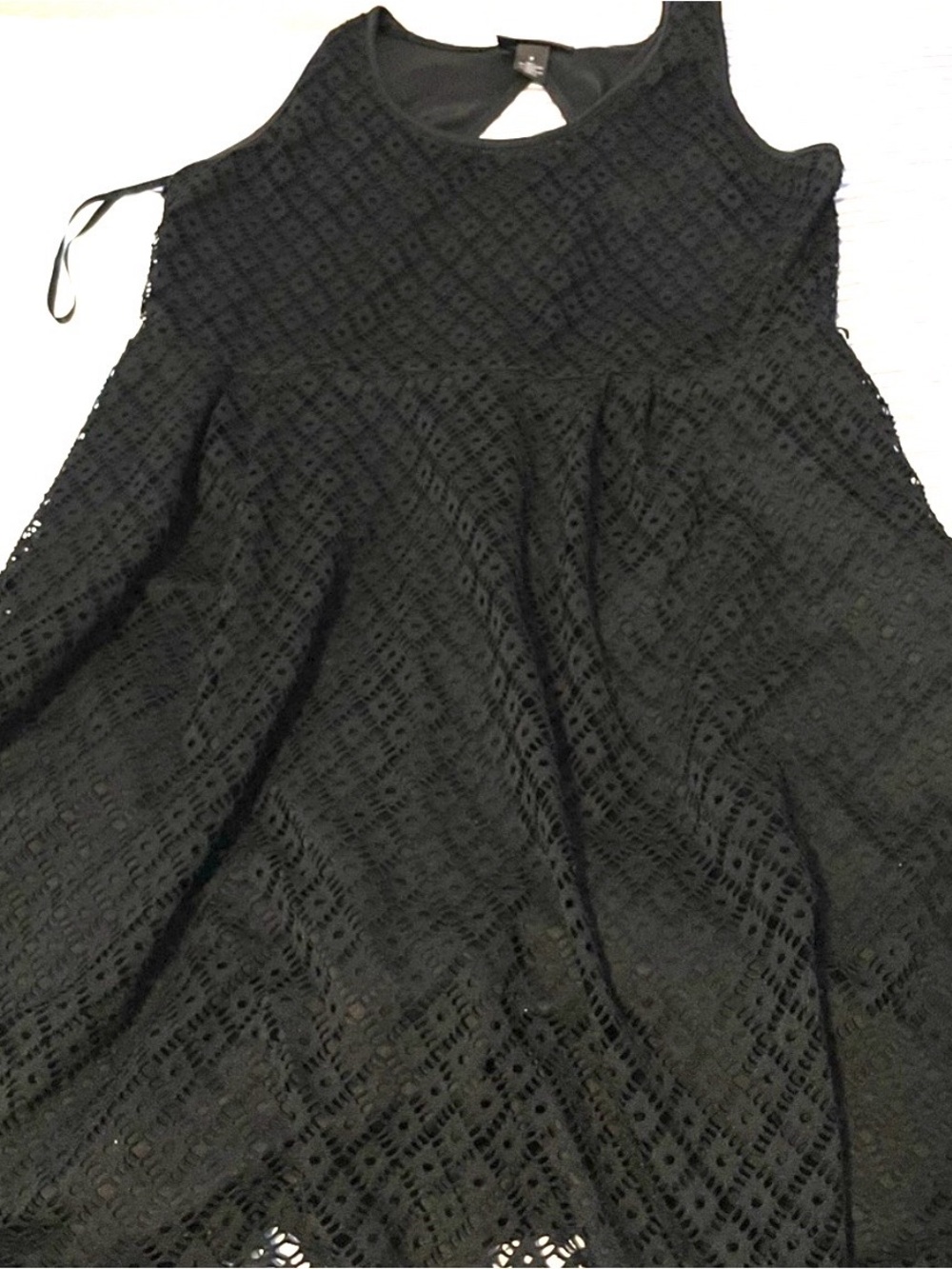 Lane Bryant Women’s Elegant Black Sleeveless Fit-and-Flare Cocktail Dress LBD 1X